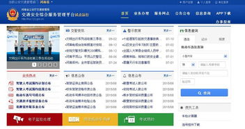 河南省公安厅交通管理局互联网交通安全服务管理平台