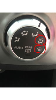 请问,车里这两个标志什么意思 