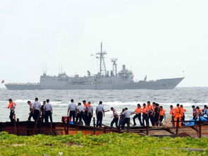 台湾扩建太平岛现场曝光 大批舰艇在旁压阵