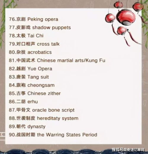 元宵节快乐 最新整理120个中国传统文化名词英文表达含视频
