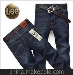 厂家直批国际大品牌高端品质6168男士低腰修身牛仔裤 免费加盟