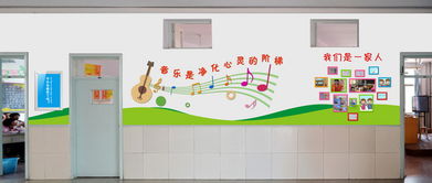 音乐主题校园文化墙设计图片 效果图下载 校园户外文化墙图大全 编号 12002763 