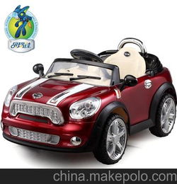 贝瑞佳儿童电动车童车遥控双驱四轮电动汽车可坐玩具车喷漆迷你