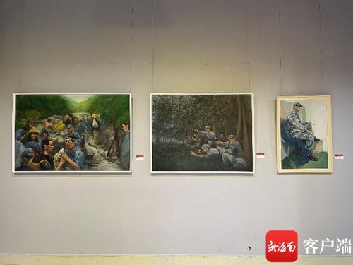 原创组图 海南省高校美术作品展举行 百余幅作品亮相 