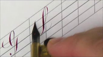 英文Calligraphy 视频教学 29 大写字母 N 土豆视频 