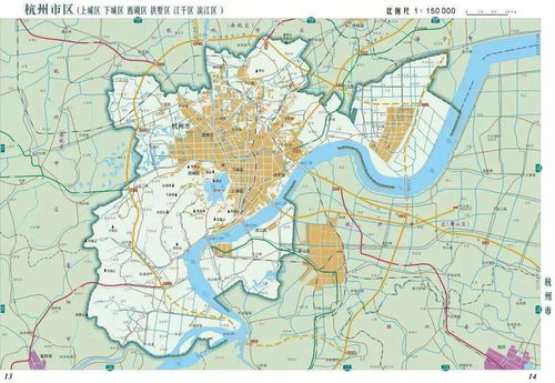 杭州行政区分布图2022杭州市地图最新版(杭州行政区分布图2022杭州市地图最新版)