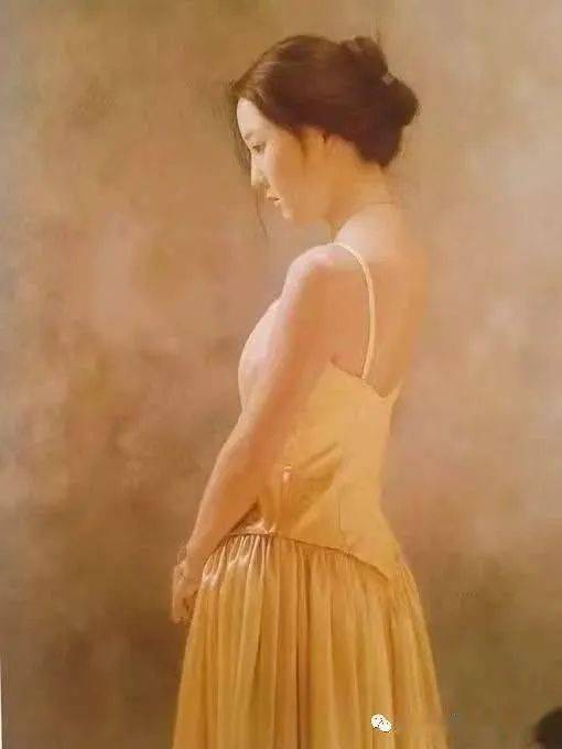 日本著名油画家森木草介女性人物油画作品欣赏