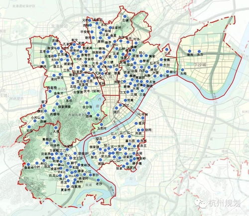 杭州每个区的分布图(杭州各个区分布)