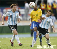 美洲杯 阿根廷队0 3巴西队 