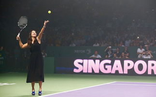 WTA年终总决赛开幕式 李娜现身亮相开球