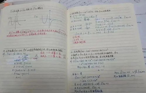家长晒高三学霸的数学课堂笔记,笔笔惊艳,字迹堪比 教科书