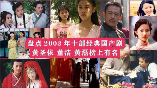 盘点2003年十部经典国产剧 黄圣依 黄磊榜上有名,第一毫无争议 