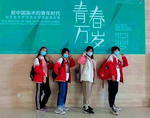 郑州市第102高级中学美术专业生参观郑州美术馆画展活动