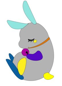 怎么做小兔子设计一张名片(小兔子一家怎么做)