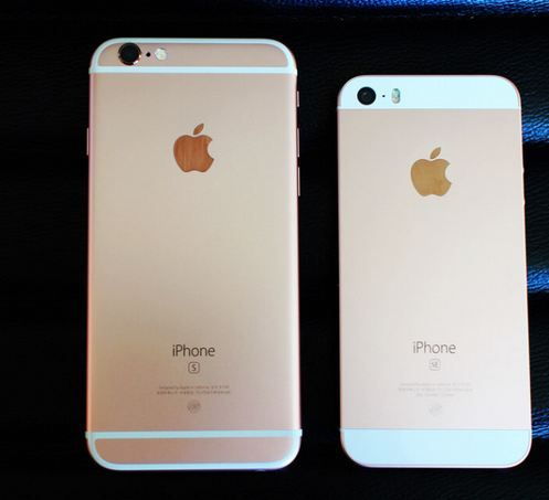 iPhoneSE开箱 iPhoneSE与iPhone6s plus真机对比