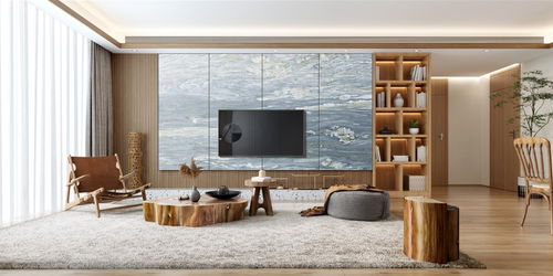 2021年流行的电视背景墙,实木大理石背景墙