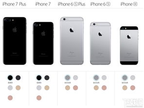 iPhone7 7 Plus 6s 6s Plus SE五款机型对比 