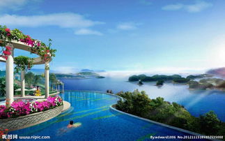 巴厘岛别墅游泳池图片 