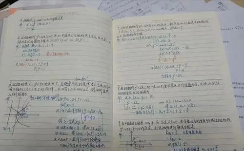 家长晒高三学霸的数学课堂笔记,笔笔惊艳,字迹堪比 教科书